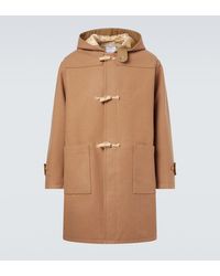 Visvim - Commodore Wool And Linen Duffel Coat - Lyst