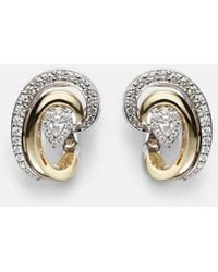 YEPREM - Orecchini Golden Strada - Lyst
