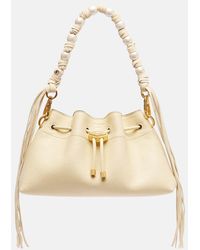 Jimmy Choo - Cinch Small Embellished Leather Tote Bag - Lyst