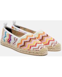Missoni - Elle Zigzag Lame Espadrilles - Lyst