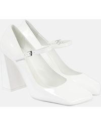 AMINA MUADDI - Charlotte 95 Patent Leather Mary Jane Pumps - Lyst