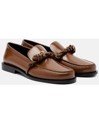 Jil Sander - Loafers Tangle Aus Leder - Lyst