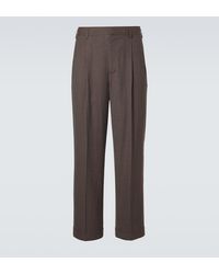Loro Piana - Isaac Virgin Wool Crepe Straight Pants - Lyst