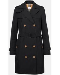 Burberry - Trenchcoat Waterloo Aus Baumwoll-Gabardine - Lyst