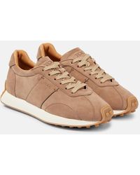 Tod's - Sneakers T Vintage Aus Veloursleder - Lyst