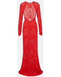 Alexandra Miro - Isabella Lace Maxi Dress - Lyst
