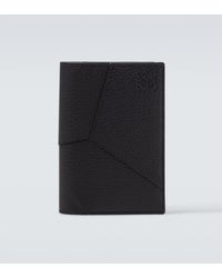 Loewe - Puzzle Leather Passport Holder - Lyst