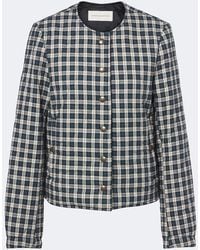 Dries Van Noten - Checked Quilted Cotton-Blend Jacket - Lyst