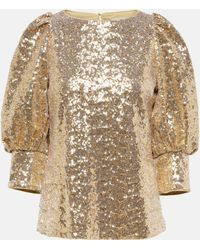 Dorothee Schumacher - Sequined Blouse - Lyst