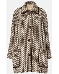 Valentino - Vgold Wool And Cashmere Coat - Lyst