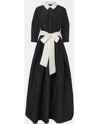 Jonathan Simkhai - Julisse Bow-Detail Pleated Taffeta Gown - Lyst