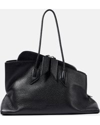 The Attico - La Passeggiata Medium Leather Tote Bag - Lyst