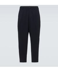 Giorgio Armani - Virgin Wool Straight Pants - Lyst