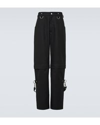 Givenchy - Detachable Wool Pants With Suspenders - Lyst