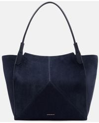 Victoria Beckham - Victoria Suede Tote Bag - Lyst