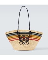 Loewe - Paula's Ibiza Tote Bag Anagram Medium - Lyst