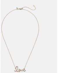 Sydney Evan - Love 14Kt Necklace With Sapphires - Lyst