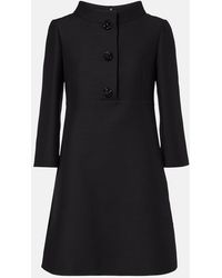 Valentino - Crepe Couture Minidress - Lyst