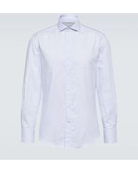 Brunello Cucinelli - Hemd aus Baumwolle - Lyst