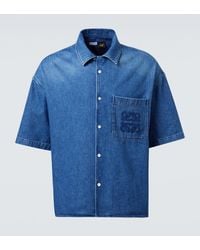 Loewe - Paula's Ibiza Denim Bowling Shirt - Lyst