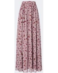 Markarian - Morgaine Floral Chiffon Maxi Skirt - Lyst