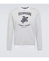 Vilebrequin - Jorasses Striped Cotton-blend Sweatshirt - Lyst