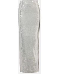 ROTATE BIRGER CHRISTENSEN - Sequined Maxi Skirt - Lyst