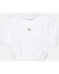 Vivienne Westwood - Orb Cropped Cotton Jersey T-Shirt - Lyst