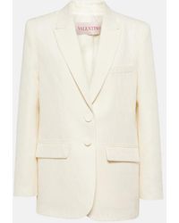 Valentino Garavani - Toile Iconographe Crepe Couture Blazer - Lyst
