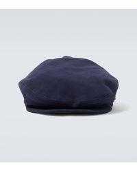 Borsalino - Suede Newsboy Cap - Lyst
