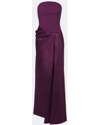 Solace London - Seri Crepe Corset Gown - Lyst