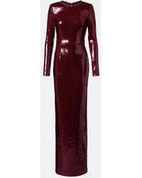 Rebecca Vallance - Nero Sequined Gown - Lyst