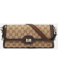 Gucci - Luce Small GG Canvas Shoulder Bag - Lyst