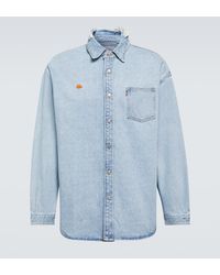 ERL - Giacca camicia di jeans - Lyst
