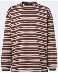 Comme des Garçons - Camiseta De Jersey De Algodon A Rayas - Lyst