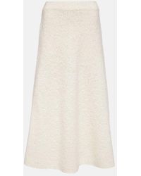 Gabriela Hearst - Pablo Wool And Silk Boucle Midi Skirt - Lyst