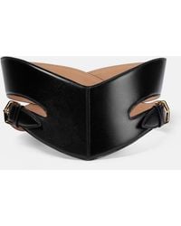 Alaïa - Cut-Out Leather Belt - Lyst