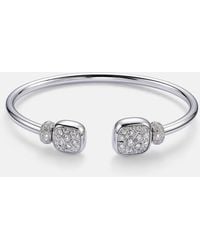 Pomellato - Nudo 18kt Gold Bracelet With Diamonds And Topaz - Lyst