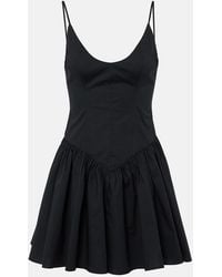 STAUD - Dena Cotton Poplin Minidress - Lyst