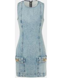Stella McCartney - Denim Minidress - Lyst