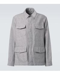 dunhill - Linen Field Jacket - Lyst