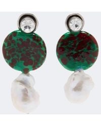 Dries Van Noten - Embellished Drop Earrings - Lyst