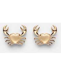 STONE AND STRAND - Pinch Me 14Kt Earrings - Lyst