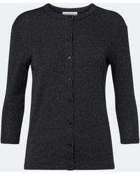 The Row - Alena Cotton, Cashmere, And Silk Cardigan - Lyst