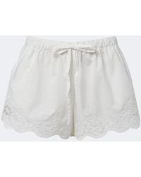 SIR. - Klara Emboirdered Cotton Shorts - Lyst