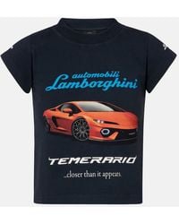 Balenciaga - X Automobili Lamborghini Cotton Jersey T-Shirt - Lyst