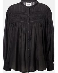 Isabel Marant - Bluse Plalia Aus Einem Baumwollgemisch - Lyst