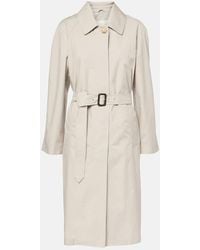 Max Mara - Abrigo The Cube Orleans De Sarga Con Cinturon - Lyst