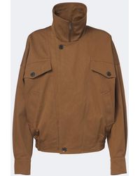 Saint Laurent - Cotton Serge Jacket - Lyst