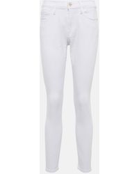 FRAME - Le High Skinny High-rise Skinny Jeans - Lyst